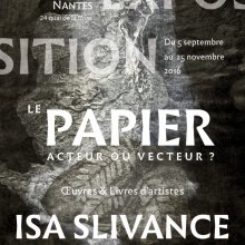 Isa Slivance, Exposition Musée de l'imprimerie Nantes - Affiche de l'exposition